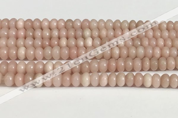 COP1238 15.5 inches 5*8mm rondelle Chinese pink opal beads