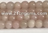 COP1240 15.5 inches 4mm round Chinese pink opal beads