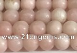 COP1241 15.5 inches 6mm round Chinese pink opal beads