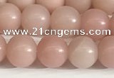 COP1242 15.5 inches 8mm round Chinese pink opal beads