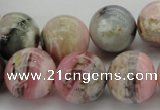 COP1256 15.5 inches 16mm round natural pink opal gemstone beads