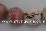 COP1258 15.5 inches 20mm round natural pink opal gemstone beads