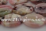 COP1275 15.5 inches 13*18mm oval natural pink opal gemstone beads