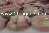 COP1276 15.5 inches 15*20mm oval natural pink opal gemstone beads