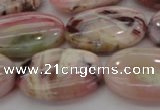 COP1277 15.5 inches 18*25mm oval natural pink opal gemstone beads