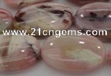 COP1278 15.5 inches 20*30mm oval natural pink opal gemstone beads