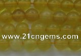 COP1301 15.5 inches 6mm round natural yellow opal gemstone beads