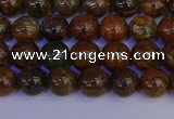 COP1361 15.5 inches 6mm round African green opal beads wholesale