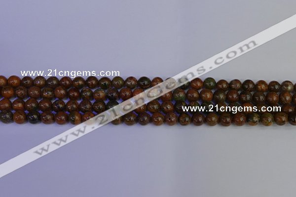 COP1361 15.5 inches 6mm round African green opal beads wholesale