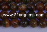 COP1362 15.5 inches 8mm round African green opal beads wholesale