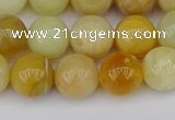 COP1428 15.5 inches 10mm round yellow opal beads wholesale