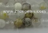 COP1451 15.5 inches 6mm round grey opal gemstone beads