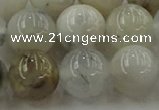 COP1454 15.5 inches 12mm round grey opal gemstone beads