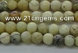 COP1460 15.5 inches 4mm round African opal gemstone beads