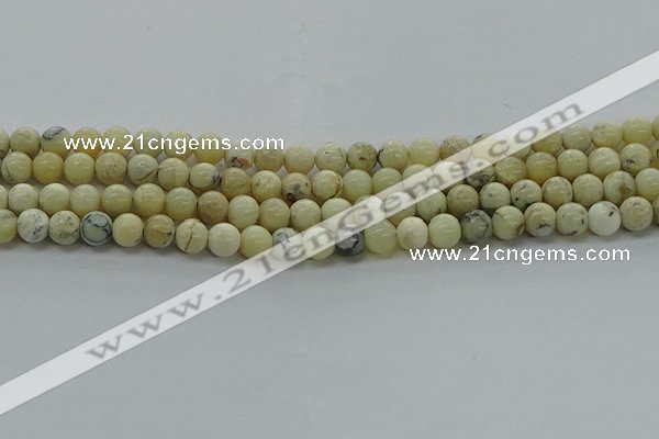 COP1461 15.5 inches 6mm round African opal gemstone beads