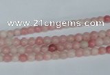 COP150 15.5 inches 4mm round pink opal gemstone beads wholesale