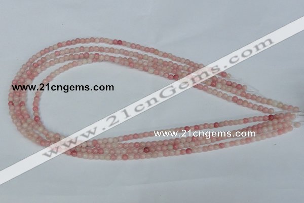 COP150 15.5 inches 4mm round pink opal gemstone beads wholesale