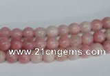 COP151 15.5 inches 6mm round pink opal gemstone beads wholesale