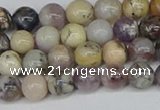 COP1511 15.5 inches 6mm round amethyst sage opal beads wholesale