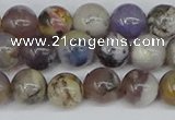 COP1512 15.5 inches 8mm round amethyst sage opal beads wholesale