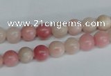 COP152 15.5 inches 8mm round pink opal gemstone beads wholesale