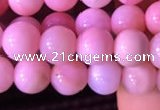 COP1520 15.5 inches 6mm round natural pink opal beads wholesale