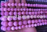 COP1530 15.5 inches 4mm - 14mm round natural pink opal gemstone beads