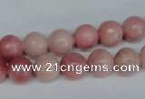 COP154 15.5 inches 12mm round pink opal gemstone beads wholesale