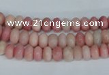 COP158 15.5 inches 4*6mm rondelle pink opal gemstone beads wholesale