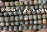 COP1582 15.5 inches 12mm round Australia brown green opal beads