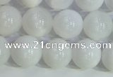 COP1616 15.5 inches 8mm round white opal gemstone beads