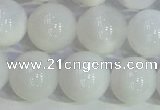 COP1617 15.5 inches 10mm round white opal gemstone beads