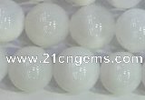 COP1617 15.5 inches 10mm round white opal gemstone beads