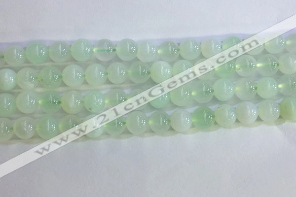 COP1623 15.5 inches 8mm round green opal gemstone beads