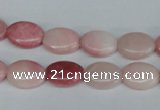 COP166 15.5 inches 12*16mm oval pink opal gemstone beads wholesale