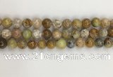 COP1672 15.5 inches 10mm round yellow opal gemstone beads