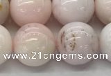 COP1706 15.5 inches 14mm round natural pink opal gemstone beads