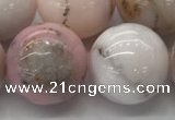 COP1708 15.5 inches 18mm round natural pink opal gemstone beads