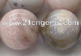 COP1709 15.5 inches 20mm round natural pink opal gemstone beads