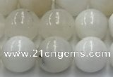 COP1731 15.5 inches 8mm round white opal beads wholesale