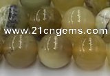 COP1737 15.5 inches 10mm round yellow opal beads wholesale