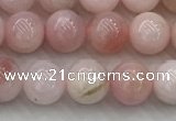 COP1780 15.5 inches 6mm round pink opal gemstone beads