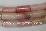 COP180 15.5 inches 8*16mm tube pink opal gemstone beads wholesale