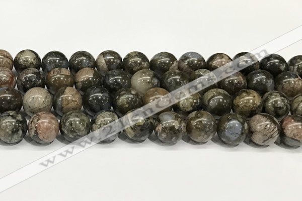 COP1804 15.5 inches 12mm round grey opal beads wholesale