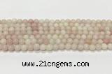 COP1821 15.5 inches 6mm round Chinese pink opal gemstone beads wholesale