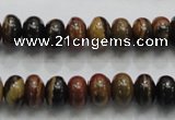 COP201 15.5 inches 6*10mm rondelle natural brown opal gemstone beads