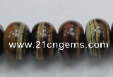 COP205 15.5 inches 12*18mm rondelle natural brown opal gemstone beads