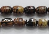 COP207 15.5 inches 10*14mm egg-shaped natural brown opal gemstone beads