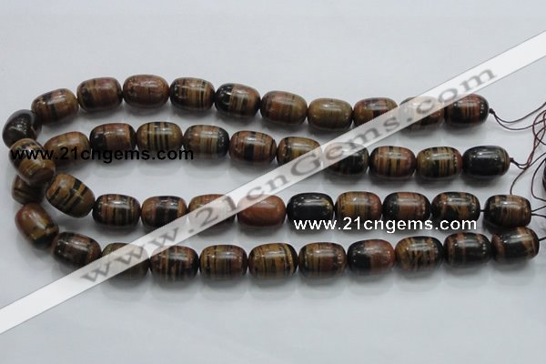 COP208 15.5 inches 13*18mm egg-shaped natural brown opal gemstone beads