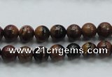 COP220 15.5 inches 8mm round natural brown opal gemstone beads